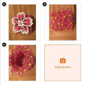 Beaded Kandi cuff w perler